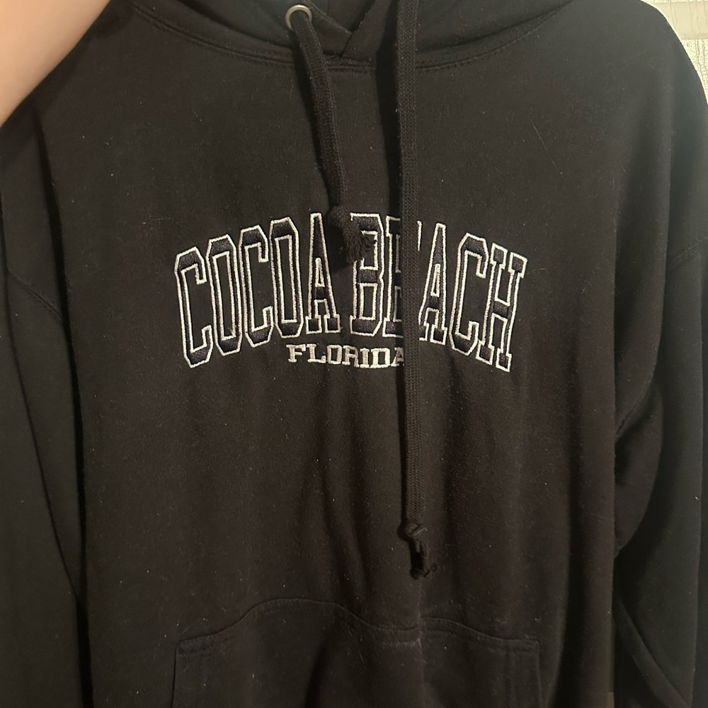 Black Cocoa Beach Hoodie